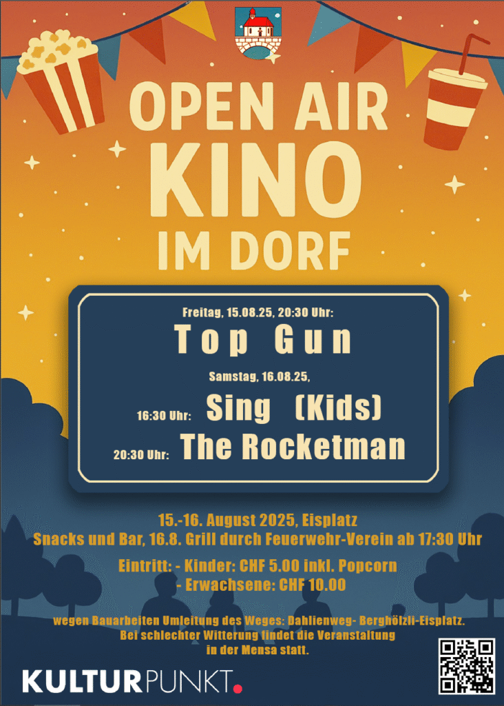 Flyer Open Air Kino 2025